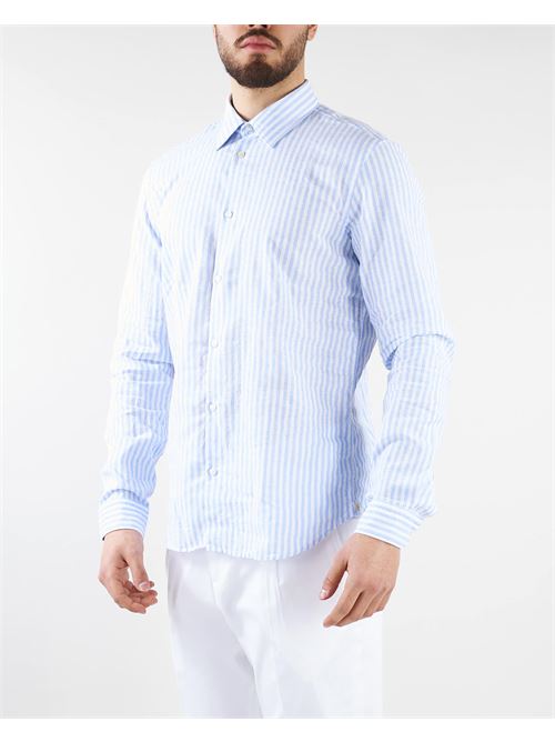 Striped linen shirt Manuel Ritz MANUEL RITZ | Shirt | 3432E600L23339780